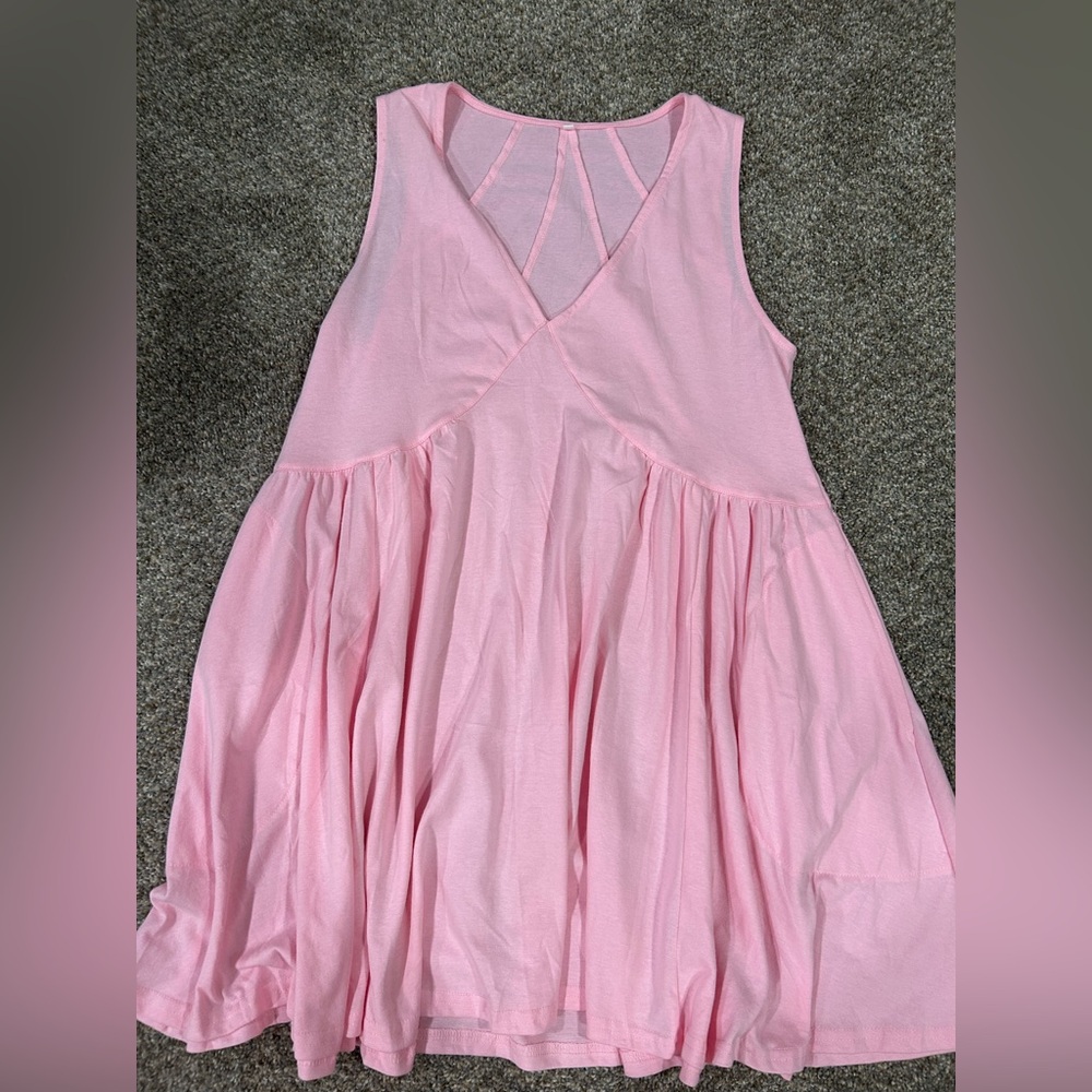 Pink Sleeveless Dress